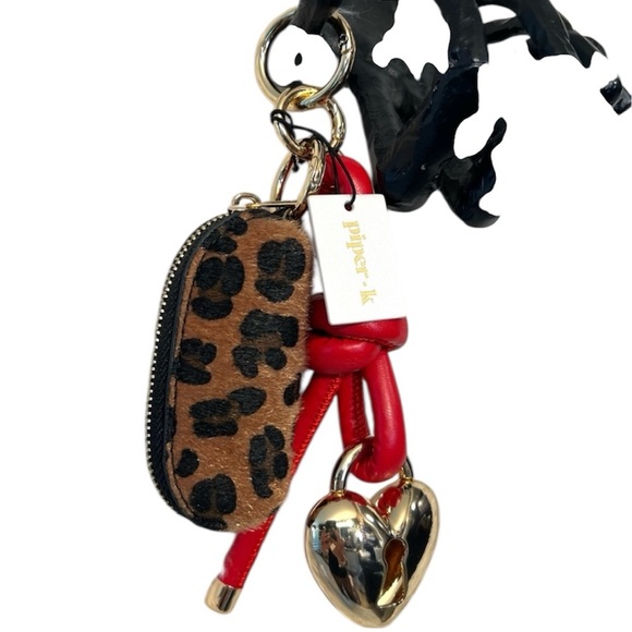 Piper K Accessories - 🐆❤️Piper K Gorgeous Leopard Mini Coin Purse Handbag Charm❤️🐆NWT